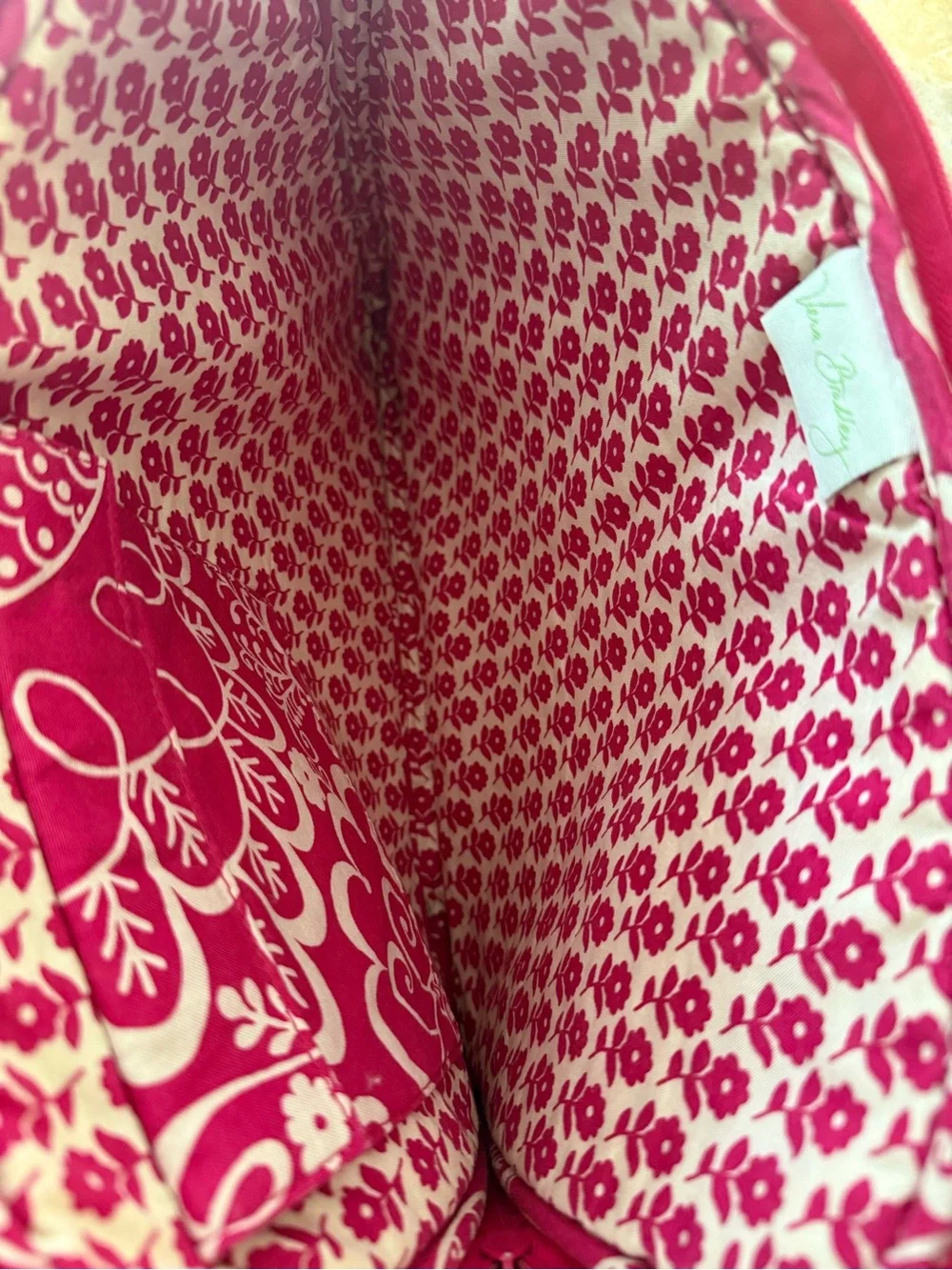 Vera Bradley Quilted Pink & White 14 inch Computer sleeve
